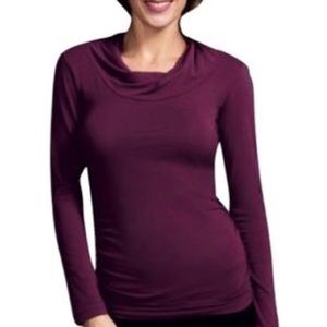 CAbi TWIST NECK TEE, STYLE 132, Size Medium